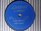 1958 Rockabilly 78 rpm EDDIE COCHRAN C’mon Everybody  LONDON 55166 Canada EX+