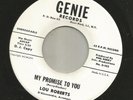 ROCKABILLY bw DOOWOP- LOU ROBERTS-  RATTLESNAKE SHAKE  -HEAR -1966 D.J.  GENIE