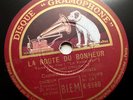 COMEDIAN HARMONISTS La route du bonheur french gramophone 1932 K-6586 78 rpm