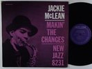 JACKIE McLEAN Makin' The Changes LP on New Jazz VG++ ojc