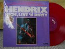 Jimi Hendrix m- red vinyl in shrink LP High Live n Dirty