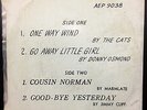 Rare THE CATS One Way Wind DONNY OSMOND Unique Malaysia Singapore EP 45 not LP