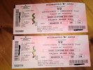 prix pour 2 places billet concert U2 Cat 3 le 12 septembre 2018 Paris bercy