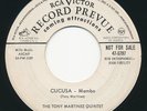 TONY MARTINEZ QUINTET Cucusa / Bernies Tune RCA Mambo Latin 45 Hear