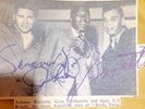 JOHNNY BURNETTE & Gene McDaniels Original Autographs