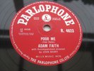 Adam Faith POOR ME / THE REASON UK 78 Parlophone R 4623 - LISTEN