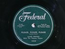 78 RPM -- James Brown & the Famous Flames, Federal 12258, E  R&B - Soul - Blues