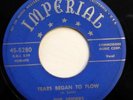 SPIDERS 45 Tears began to flow / I'll stop crying IMPERIAL VG++ Doowop ws862