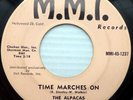 ALPACAS feat. WILLIE WALKER doowop M.M.I 45 TIME MARCHES ON / TOODLE DE OO ws286