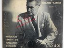 COMPLETE WORKS OF EDGARD VARESE VOLUME 1 EMS 401 1950 RARE vinyl LP EDGAR Zappa