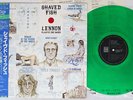 JOHN LENNON PLASTIC ONO BAND SHAVED FISH EMI EAS-81457 Japan OBI GREEN VINYL LP