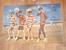 THE BEATLES 1963 GIANT SIZE REVELLIE PICTURE  BEATLES ON THE BEACH  WITH MAILER