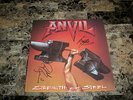 Anvil Signed Vinyl LP Record Strength Of Steel Photo COA Lips & Robb Heavy Metal
