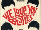 THE CAREFREES WE LOVE YOU BEATLES ORIGINAL 45 & PICTURE SLEEVE 1964 NOVELTY
