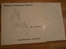 Schallplatte Johann Sebastian Bach Hans-Rolf Hauck Violoncello Private Pressing,