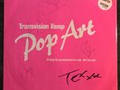 TRANSVISION VAMP / POP ART - RARE SIGNED LIMITED EDITION NUMBERED PROMO VINYL LP