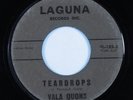 Doo Wop 45 VALA QUONS Teardrops LAGUNA HEAR