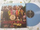 THE BEATLES Sgt. Peppers L.H.C.B. LP BLUE Marble Vinyl - UK Import - N/Mint
