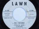 Doo Wop 45 LITTLE GUY & THE GIANTS So Young LAWN promo HEAR
