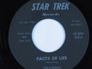 Garage Psych 45 XTREEMS Facts Of Life STAR TREK VG+ HEAR