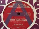 MARY HOPKIN - - MARY HAD A BABY - - Rare Australian A PROMO 7