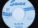 Rock 45 BEATLES She Loves You SWAN HEAR