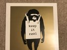 DJ DM Keep It Real Laugh Now 12” Vinyl Record Banksy Sleeve Gold
