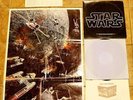 STAR WARS Soundtrack OST 2-LP orig. 1977 w/ HUGE FOLD OUT POSTER Gatefold Cover