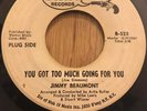 JIMMY BEAUMONT northern soul 45 You've Got To Much Going For You   Bang