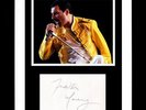 VERY COOL - FREDDIE MERCURY - QUEEN - ROCK LEGEND - ORIGINAL SIGNED AUTOGRAPH