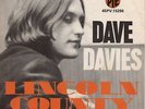 DAVE DAVIES Lincoln County SP 45 T 1968 Psyche Rock Pye