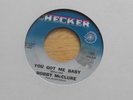 BOBBY McCLURE You Got Me Baby / Peak Of Love  - CHECKER 1152