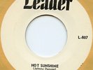JOHNNY DUNCAN debut 45 Hot Sunshine Bring Your Heart Leader Norman Petty