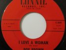 R&B Soul 45 - Roy Brown - YOUNG BLOOD TWIST - I LOVE A WOMAN-Connie