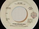 ZZ Top Legs / Sharp Dressed Man Vinyl Single 7inch Warner