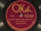 78 RPM -- Fannie Goosby (w. Thomas Morris, Cl. Williams), Okeh 8095, E/EE-  Jazz