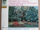LP BRAHMS DOUBLE DAVID OISTRAKH VIOLINE PIERRE FOURNIER CELLO COLUMBIA SMC GER