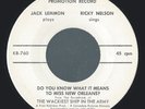 Rare Jack Lemmon/Ricky Nelson Theatre Promotion Record - Hear It