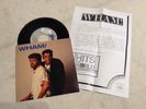 WHAM *THE EDGE OF HEAVEN * 7'' 1986 PROMO WITH PRESS RELEASE EXC