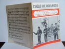 The Beatles - I Should Have Known Better  Sheet Music  Original  Northern Songs