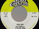 GEO CASTILLO y LOS DEL KINGS Teddy Bear TX CHICANO SWEET GROUP SOUL 45 NM *hear*