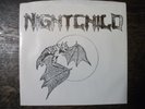 NIGHTCHILD INDIANA HARD ROCK HEAVY METAL PRIVATE PRESS RED VINYL SINGLE 1/1,000