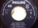 JOHNNY HALLYDAY -VEN A BAILAR EL TWIST EP 1961 RARE LABEL- SPANISH UNIQUE SLEEVE