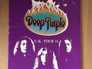 Deep Purple 1974 Burn UK concert tour program Ritchie Blackmore - original