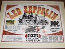 LED ZEPPELIN CONCERT POSTER EARL'S COURT UK FRI-SAT-SUN 23rd 24th 25th MAY 1975
