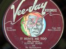 HEAR Elmore James 45 It Hurts Me Too/Contribution To Jazz R&B blues rocker
