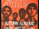 The Kinks: Autumn almanac / David Watts. Norway issue. EX