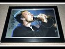 CHRIS MARTIN COLDPLAY MUSIC HAND SIGNED FRAMED PHOTO AUTHENTIC GENUINE COA 18x14