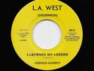 Vernon Garrett - I Learned My Lesson / Love Junkie (Soul, 45)
