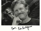 Kris Kristofferson - American Singer & Actor - Signed Black & White Photograph.